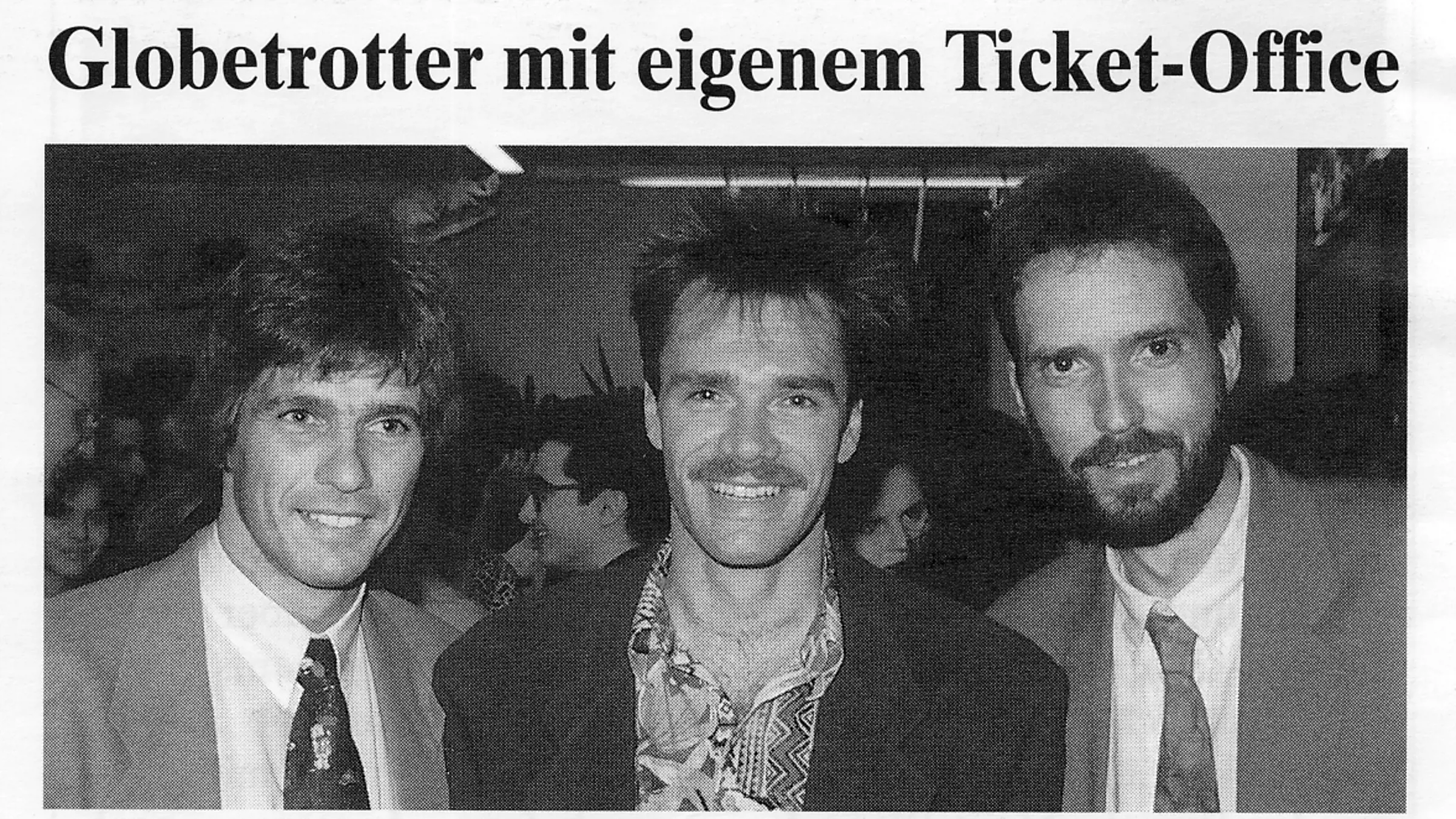 ouverture du Globetrotter Ticket Office en 1992